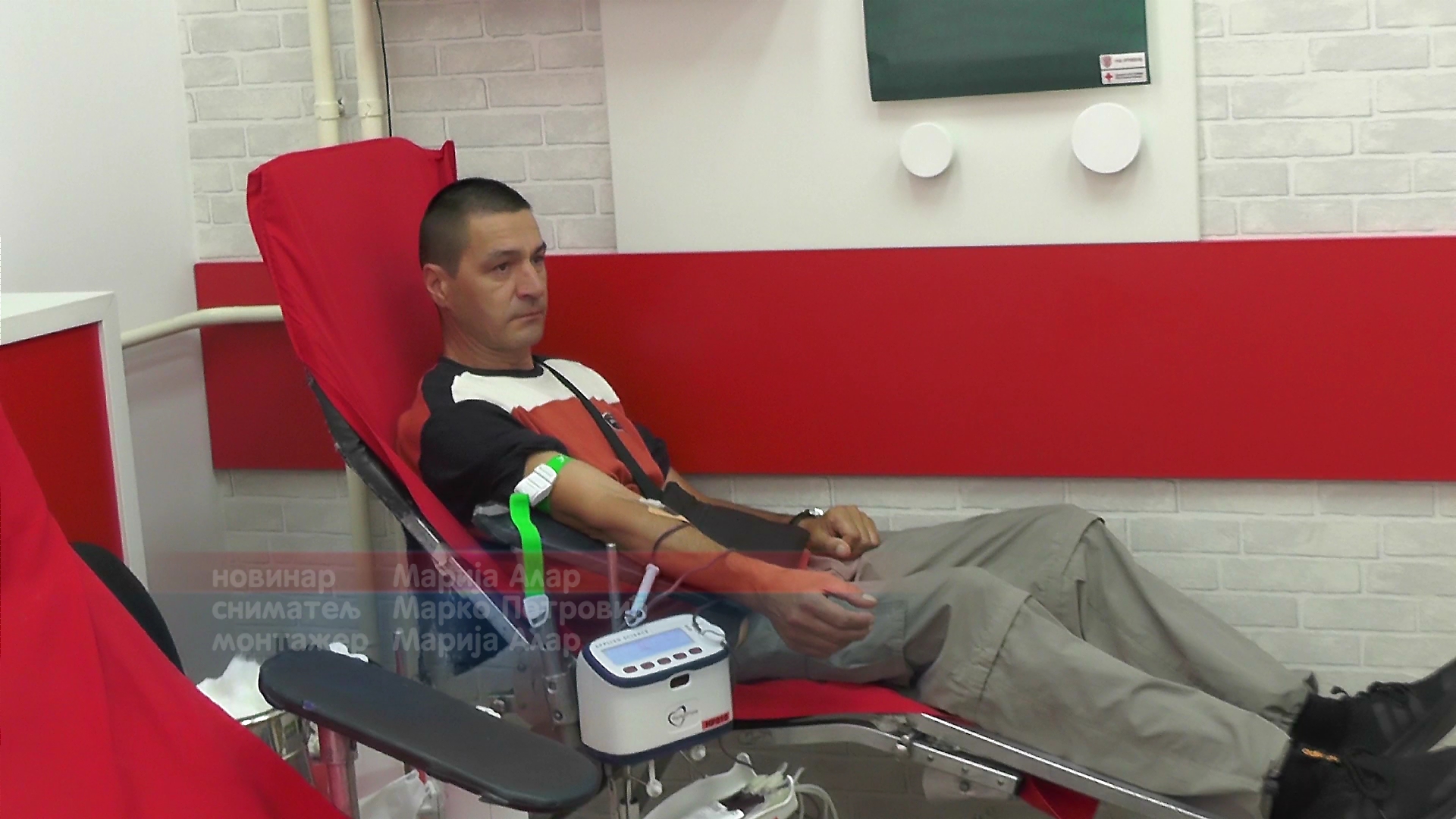 Redovna akcija dobrovoljnog davanja krvi u prostorijama Crvenog krsta u Kruševcu