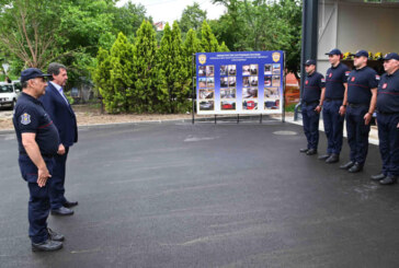 Ministar unutrašnjih poslova Bratislav Gašić otvorio novoizgrađeni objekat Vatrogasno-spasilačkog odelјenja u Aleksandrovcu