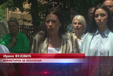 Ministarka Irena Vujović obišla područje opštine Aleksandrovac najviše pogodjeno vodenom stihijom