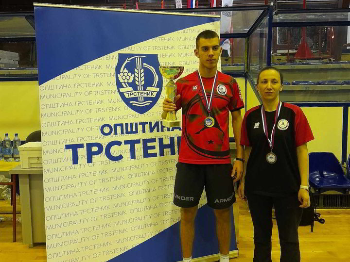 Na pojedinačnom prvenstvu centralnog regiona stonoteniseri kruševačkog Napada osvojili dve medalje