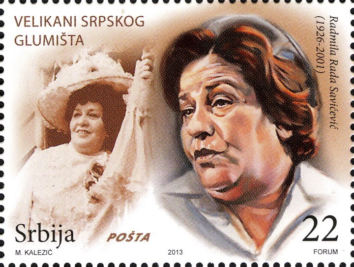 Radmila_Savićević_2013_Serbian_stamp